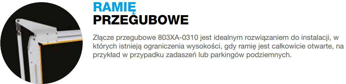 Szlaban CAME GARD GT4 - zestaw do 4 metrów