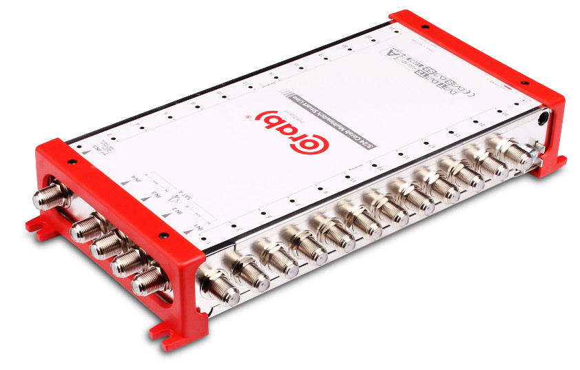 Multiswitch CORAB Smart Line 5/24 satelitarny SAT DVB-T2 5 wejść 24 wyjścia aktywny wewnętrzny zasilacz Multiswitch CORAB Smart Line 5/24 satelitarny SAT DVB-T2 5 wejść 24 wyjścia aktywny wewnętrzny zasilacz