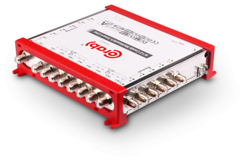 Multiswitch CORAB Smart Line 9/12, 9 wejść 12 wyjść, dwie anteny SAT i DVB-T, zasilacz wewnętrzny Multiswitch CORAB Smart Line 9/12, 9 wejść 12 wyjść, dwie anteny SAT i DVB-T, zasilacz wewnętrzny