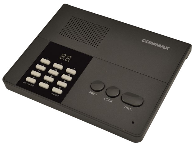 Interkom głośnomówiący COMMAX CM-810M, stacja równorzędna, system do 10 stacji, 12 V DC Interkom głośnomówiący COMMAX CM-810M, stacja równorzędna, system do 10 stacji, 12 V DC