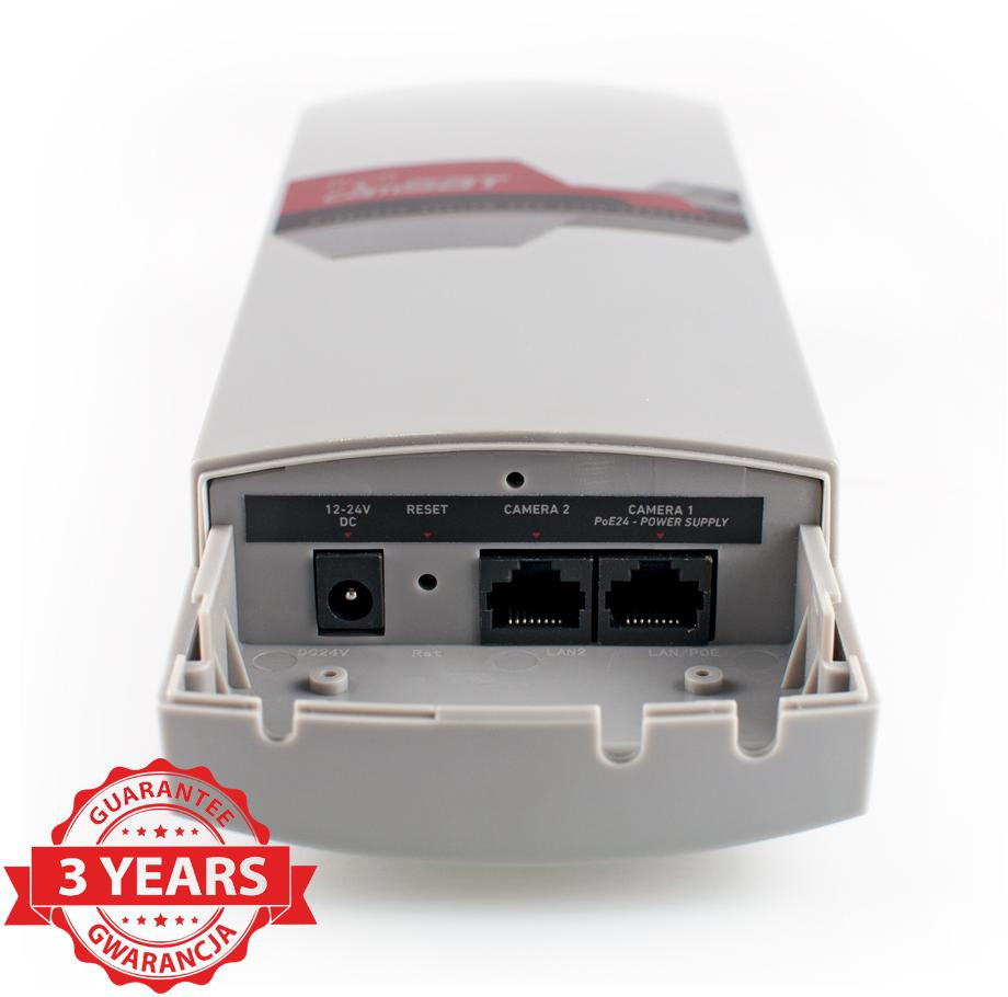 CAMSAT CDS-6IP eco moduł radiowy bezprzewodowy 5.6 GHz do kamer IP HD 4K LAN 2km zasięg IP55 CAMSAT CDS-6IP eco moduł radiowy bezprzewodowy 5.6 GHz do kamer IP HD 4K LAN 2km zasięg IP55