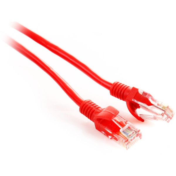 PATCHCORD SKRĘTKA GETFORT CAT.5E UTP 0,25m czerwony