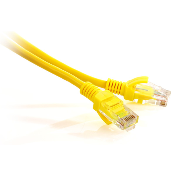PATCHCORD SKRĘTKA GETFORT CAT.5E UTP 2m żółty