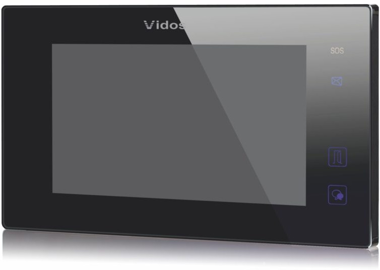 VIDOS DUO M1021B-2 monitor wideodomofonu 7 cali dotykowy LCD TFT 800×480 2-przewodowy czarny EAN 5907281206013 VIDOS DUO M1021B-2 monitor wideodomofonu 7 cali dotykowy LCD TFT 800×480 2-przewodowy czarny EAN 5907281206013