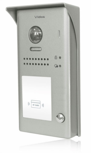 Stacja bramowa VIDOS DUO S1101A, 1-rodzinna, kamera 105 st., czytnik RFID, aluminium, IP54 Stacja bramowa VIDOS DUO S1101A, 1-rodzinna, kamera 105 st., czytnik RFID, aluminium, IP54