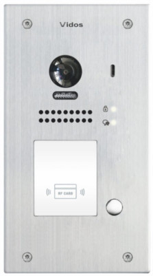 VIDOS DUO S1201A stacja bramowa wideodomofonowa 2 Mpix RFID IP54 montaż podtynkowy VIDOS DUO S1201A stacja bramowa wideodomofonowa 2 Mpix RFID IP54 montaż podtynkowy