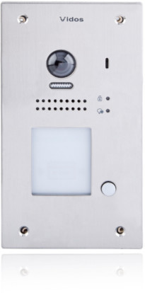 VIDOS DUO S1201A stacja bramowa wideodomofonowa 2 Mpix RFID IP54 montaż podtynkowy VIDOS DUO S1201A stacja bramowa wideodomofonowa 2 Mpix RFID IP54 montaż podtynkowy