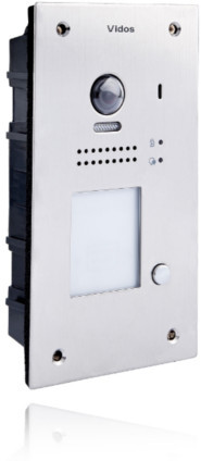 VIDOS DUO S1201A stacja bramowa wideodomofonowa 2 Mpix RFID IP54 montaż podtynkowy VIDOS DUO S1201A stacja bramowa wideodomofonowa 2 Mpix RFID IP54 montaż podtynkowy