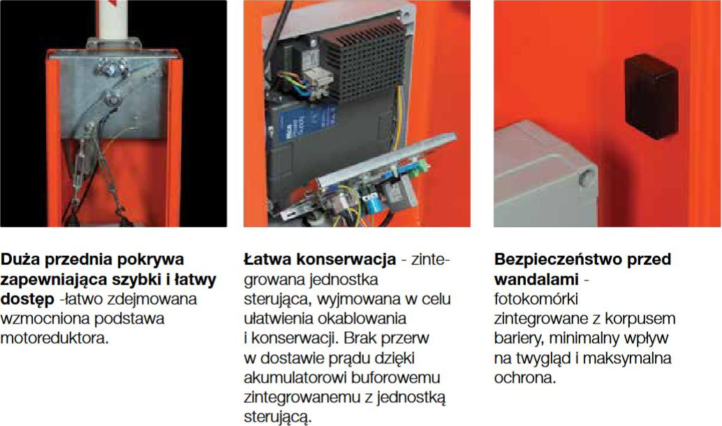 Szlaban NICE WIDE L - zestaw do 7 metrów