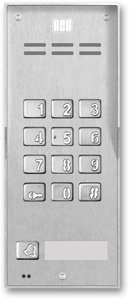 ACO FAM-P-1NPZSACC NT panel natynkowy domofonowy 1 lokator RFID zamek szyfrowy stal nierdzewna Familio ACO FAM-P-1NPZSACC NT panel natynkowy domofonowy 1 lokator RFID zamek szyfrowy stal nierdzewna Familio