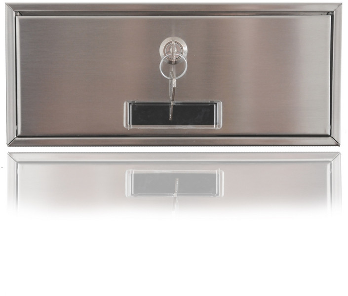 Skrzynka na listy VIDOS S551-SKM z wideodomofonem, stal nierdzewna, głebokosc 260-410 mm, IP65 Skrzynka na listy VIDOS S551-SKM z wideodomofonem, stal nierdzewna, głebokosc 260-410 mm, IP65