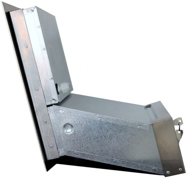 Skrzynka na listy VIDOS S551-SKM z wideodomofonem, stal nierdzewna, głebokosc 260-410 mm, IP65 Skrzynka na listy VIDOS S551-SKM z wideodomofonem, stal nierdzewna, głebokosc 260-410 mm, IP65