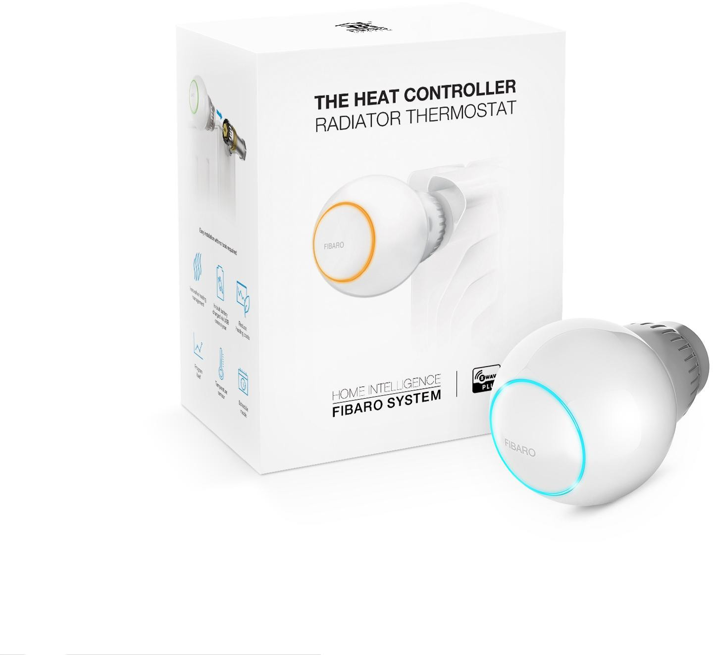 FIBARO Heat Controller FGT-001 głowica termostatyczna Z-Wave na grzejnik z baterią FIBARO Heat Controller FGT-001 głowica termostatyczna Z-Wave na grzejnik z baterią
