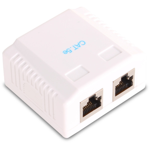 GNIAZDO NATYNKOWE GETFORT 2XRJ45 KAT.5E
