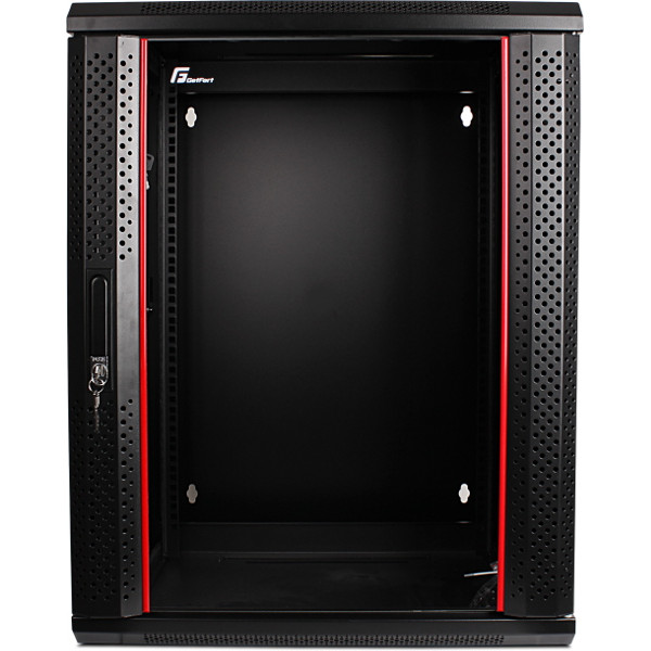SZAFA RACK GETFORT 19 CALI 15U 600X550 WISZĄCA DWUSEKCYJNA