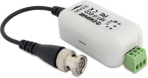 EWIMAR HST-1F-ECO Isolatore galvanico i Convertitore / Adattatore UTP per sistemi AHD, HD-CVI, HD-TVI