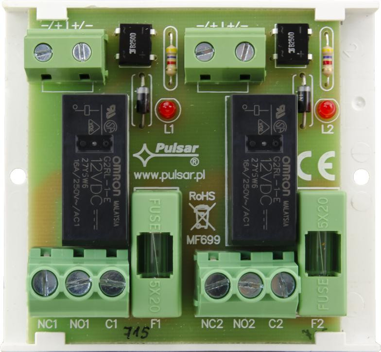 Modulo relè di comando Pulsar AWZ625