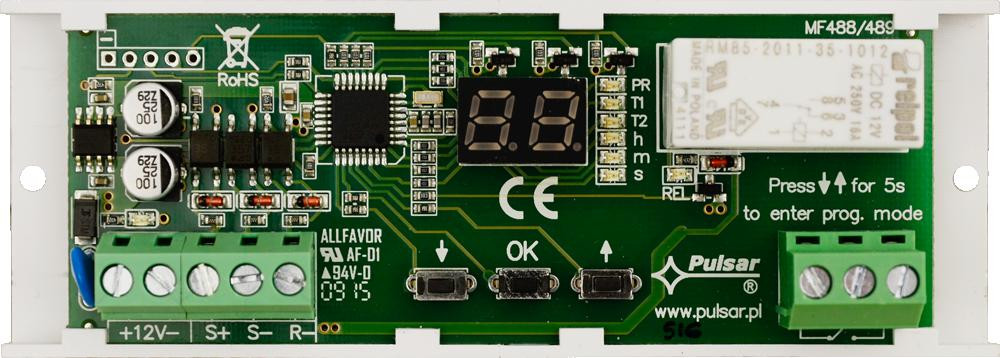 Modulo relè temporizzato Pulsar AWZ516