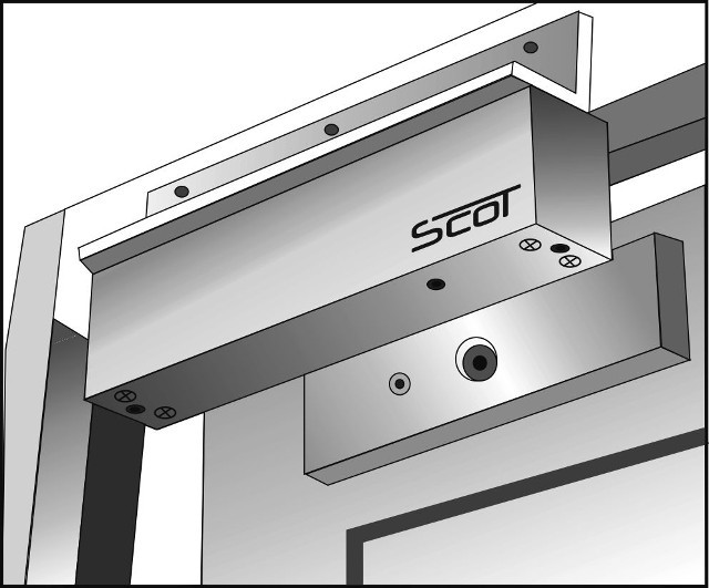 UCHWYT MONTAŻOWY DO ZWORY SCOT BK-350L-S ; 1804