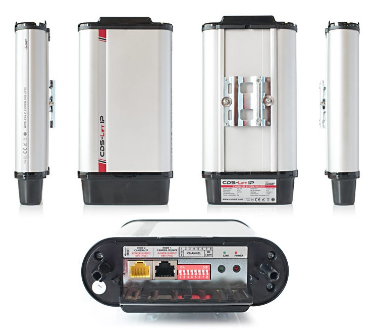 CAMSAT CDS-LiftIP zestaw bezprzewodowy IP do wind i dźwigów 2x kamera 8MP 5GHz 250m zasięg IP55 CAMSAT CDS-LiftIP zestaw bezprzewodowy IP do wind i dźwigów 2x kamera 8MP 5GHz 250m zasięg IP55