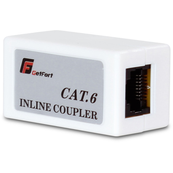 ŁĄCZNIK RJ45 GETFORT CAT.6 (beczka) RJ45-G / RJ45-G