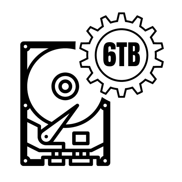 Dopłata do dysku w zestawie monitoringu: rozszerzenie z 1 TB na 6 TB nagrań Dopłata do dysku w zestawie monitoringu: rozszerzenie z 1 TB na 6 TB nagrań