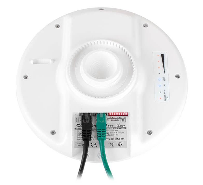 Camsat CDS-EasyIP ECO system bezprzewodowy 5GHz IP LAN kamera 300Mbps zasięg 3km PoE IP65 Camsat CDS-EasyIP ECO system bezprzewodowy 5GHz IP LAN kamera 300Mbps zasięg 3km PoE IP65