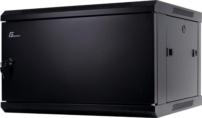 Armadio Rack 19" GETFORT 19  pollici 6U 600X450 a muro / parete porte IN ACCIAIO