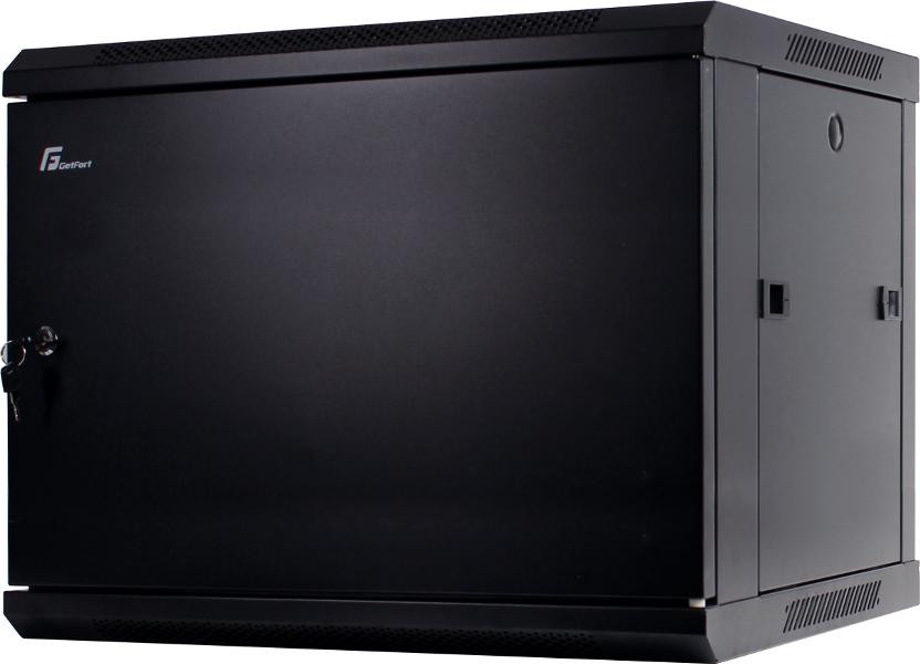 Armadio Rack 19" GETFORT 19  pollici 9U 600X450 a muro / parete porte IN ACCIAIO