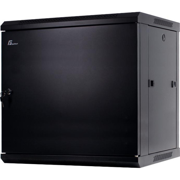 SZAFA RACK GETFORT 19 CALI 12U 600X450 WISZĄCA DRZWI STALOWE