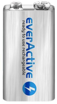 Akumulátor 9 V (6F22) Ni-MH everActive Silver Line 250 mAh, 1 ks – detail