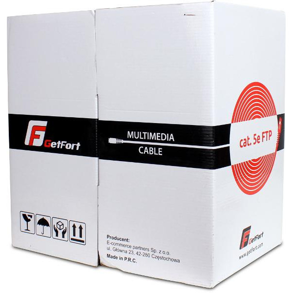 KABEL SKRĘTKA GETFORT CAT.5E F/UTP PVC 305m