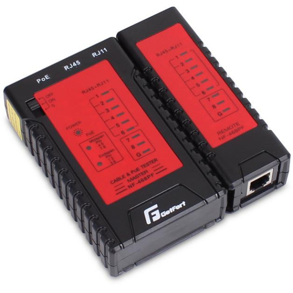 TESTER SIECIOWY LAN GETFORT POE RJ-45 RJ-11