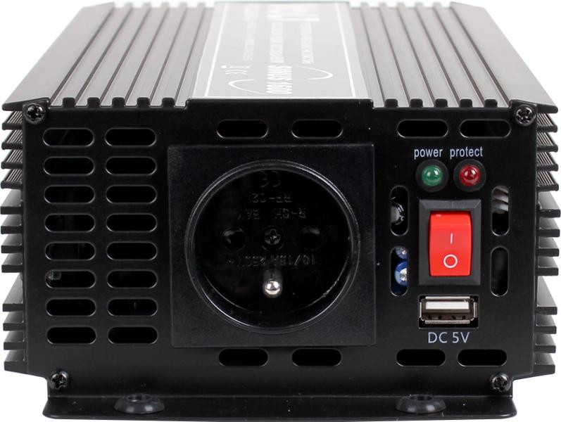 фото Перетворювач (інвертор) DC-AC Volt Polska Sinus 1600 12V/230V 800W/1600W (3SIP160012)
