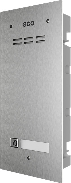 ACO COMO-PRO-A1 panel domofonowy podtynkowy 1-lokatorski czytnik breloków stal nierdzewna cyfrowy ACO COMO-PRO-A1 panel domofonowy podtynkowy 1-lokatorski czytnik breloków stal nierdzewna cyfrowy