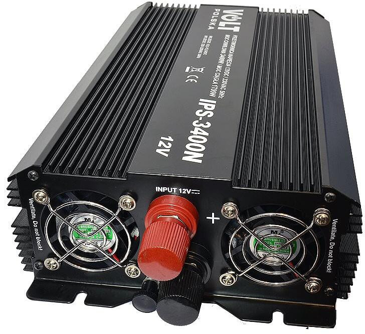 фото Перетворювач (інвертор) DC-AC Volt Polska IPS-3400 12V/220V 1700W/3400W (3IPSN30012)