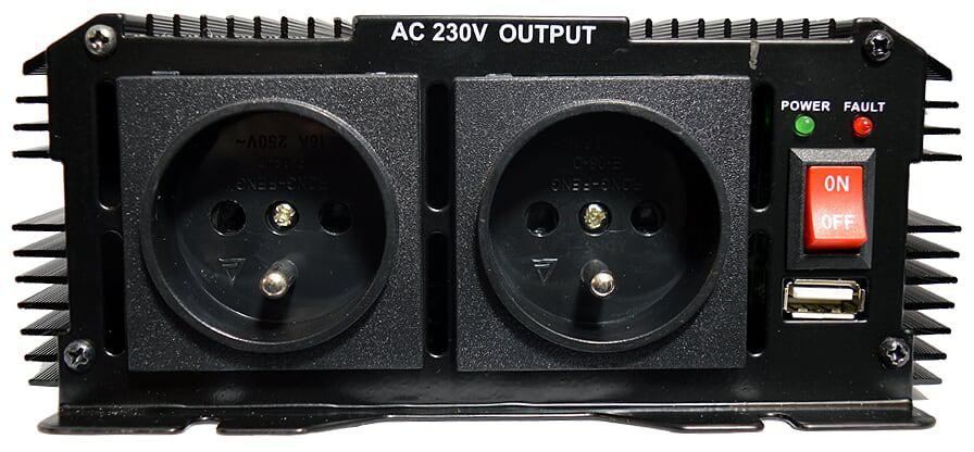 фото Перетворювач (інвертор) DC-AC Volt Polska IPS-3400 12V/220V 1700W/3400W (3IPSN30012)