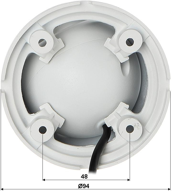 Kamera Dahua HAC-HDW1800M-0280B kopułka 8MP 4K, IR 30 m, IP67, obiektyw 2,8 mm Kamera Dahua HAC-HDW1800M-0280B kopułka 8MP 4K, IR 30 m, IP67, obiektyw 2,8 mm