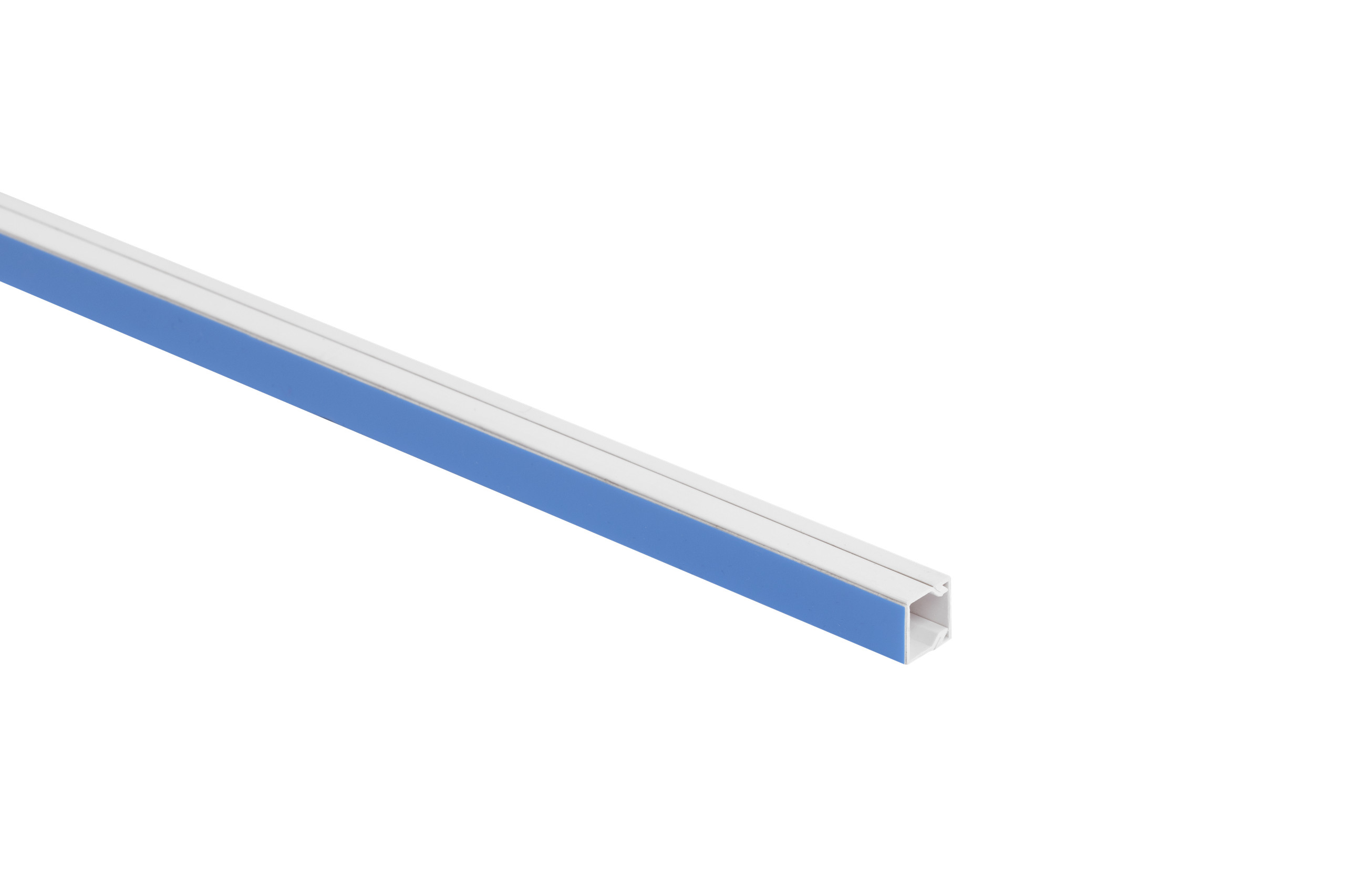 Canalina passacavi in PVC per impianti elettrici con Nastro isolante / Striscia Kit. bianco TLS 20x14 2m (Confezione pacco  10 pz .)