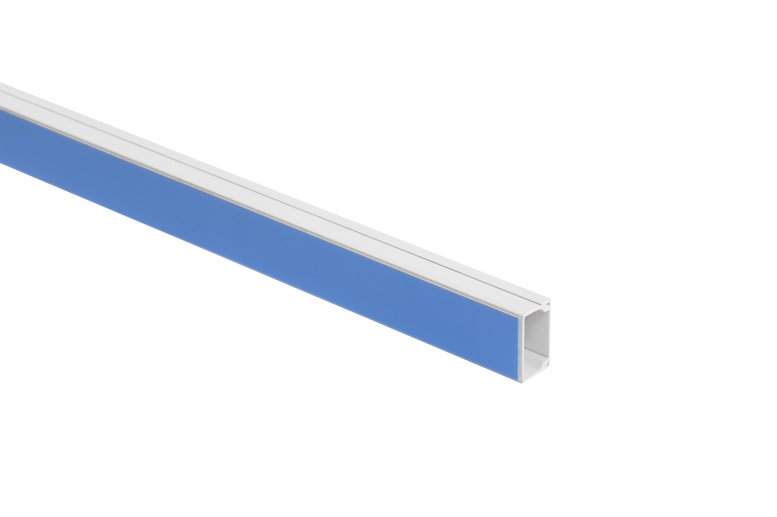 Canalina passacavi in PVC per impianti elettrici con Nastro isolante / Striscia Kit. bianco TLS 30x17 2m (Confezione pacco  10 pz .)