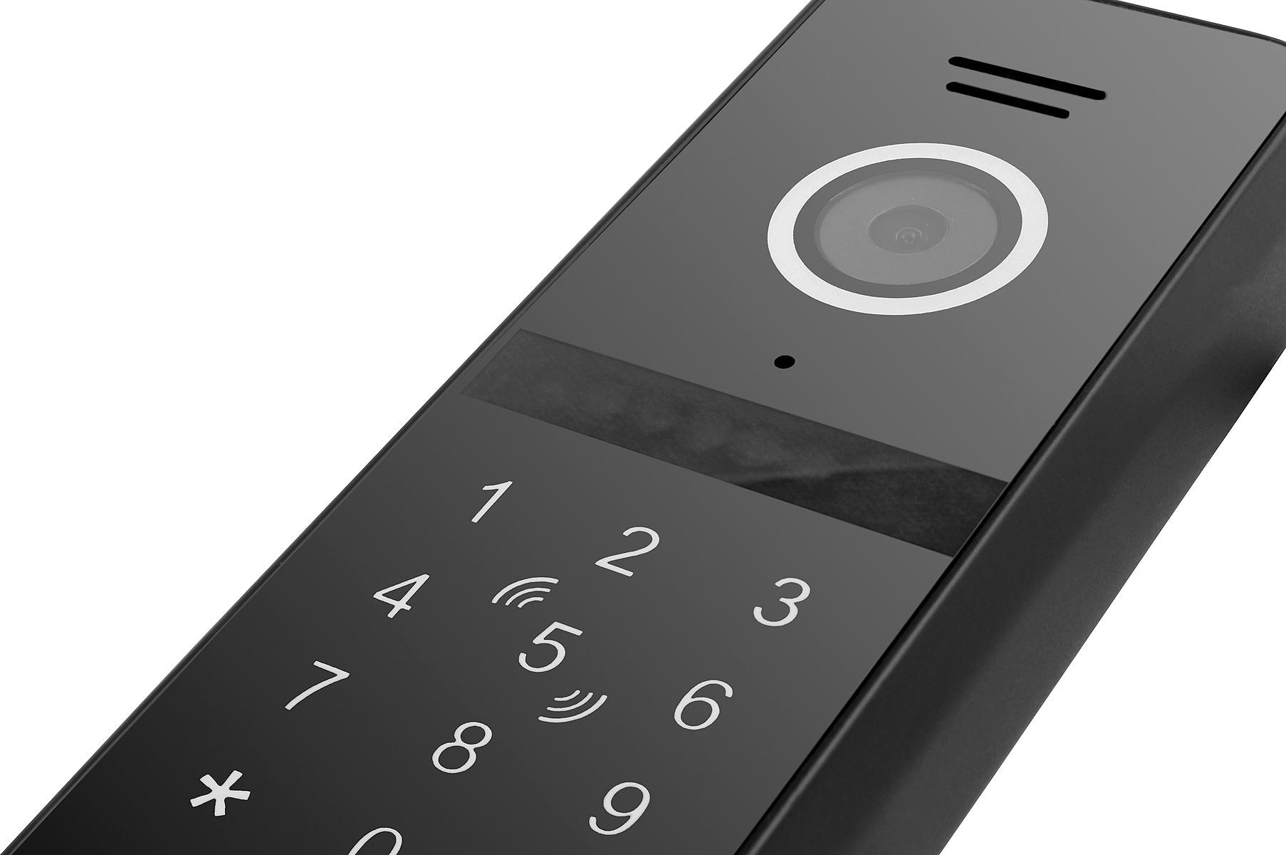 EURA VDP-00C5 czarny wideodomofon Tuya WiFi monitor 7 cali kamera 1080p RFID szyfrator 2 strefy EURA VDP-00C5 czarny wideodomofon Tuya WiFi monitor 7 cali kamera 1080p RFID szyfrator 2 strefy