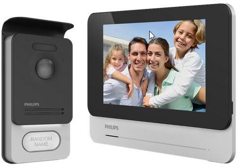 Philips WelcomeEye Touch 531101 zestaw wideodomofonowy 7 cali dotykowy RFID sterowanie brama Philips WelcomeEye Touch 531101 zestaw wideodomofonowy 7 cali dotykowy RFID sterowanie brama
