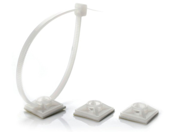 Staffa di supporto MOCUJACY AUTOADESIVO HW-3AC bianco ( 100 pz .)