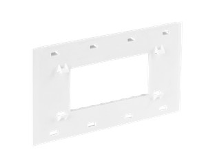 Supporto quadruplo 4M per prese per canaline per impianti elettrici 90x60 o 90x40 ( 1 pz .)