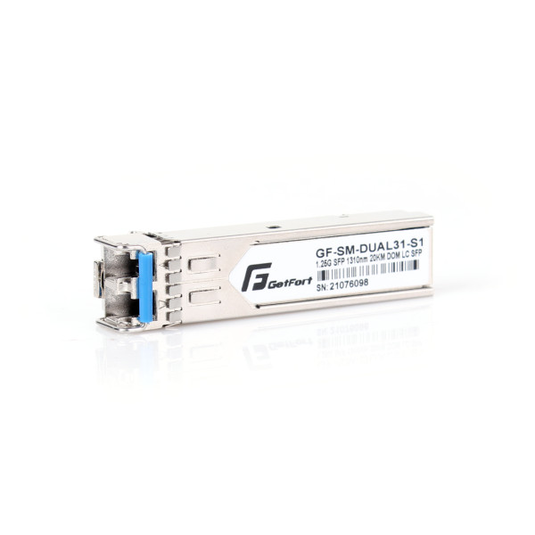 MODUŁ SFP GETFORT DUAL 1.25Gbps LC/UPC SM, 20KM