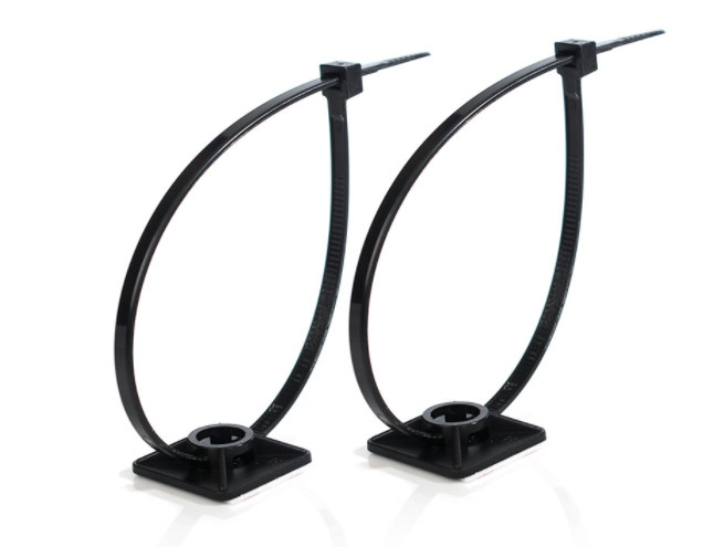 Staffa di supporto MOCUJACY AUTOADESIVO HW-4ACB nero ( 100 pz .)