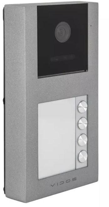VIDOS X S11-4 panel zewnętrzny czterorodzinny, kamera Full HD 1080p, czytnik RFID 125 kHz, podczerwień, obudowa metalowa IP54 VIDOS X S11-4 panel zewnętrzny czterorodzinny, kamera Full HD 1080p, czytnik RFID 125 kHz, podczerwień, obudowa metalowa IP54