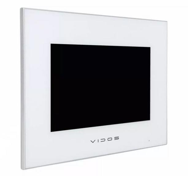 VIDOS X M10W-X monitor wideodomofonu 7 cali WiFi dotykowy LCD 1024×600 mikroSD aplikacja mobilna biały VIDOS X M10W-X monitor wideodomofonu 7 cali WiFi dotykowy LCD 1024×600 mikroSD aplikacja mobilna biały