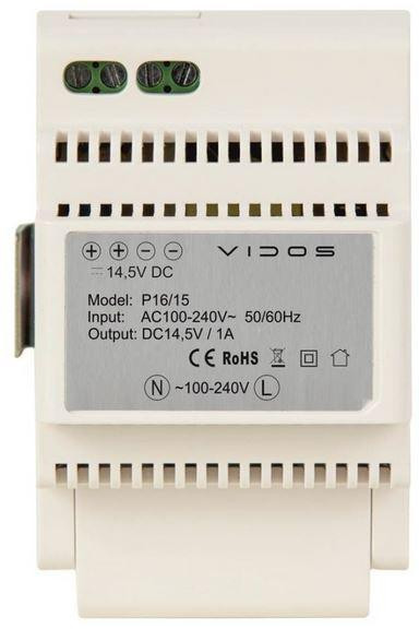 VIDOS X M10W-X monitor wideodomofonu 7 cali WiFi dotykowy LCD 1024×600 mikroSD aplikacja mobilna biały VIDOS X M10W-X monitor wideodomofonu 7 cali WiFi dotykowy LCD 1024×600 mikroSD aplikacja mobilna biały