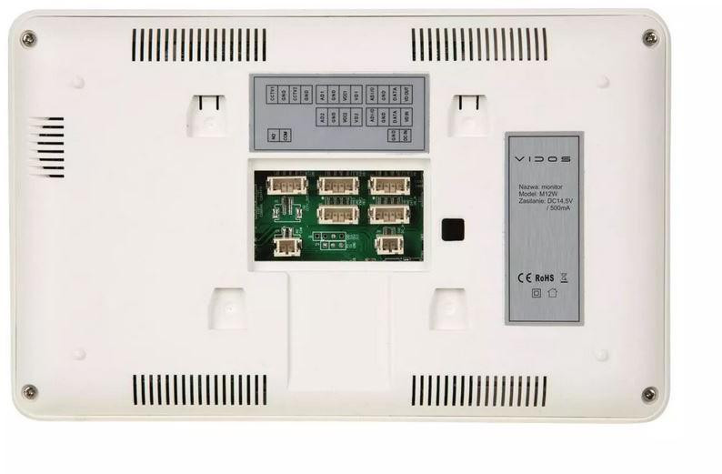Monitor wideodomofonu VIDOS X M12W, ekran dotykowy 7 cali, WiFi z aplikacją, AHD, do 2 stacji bramowych Monitor wideodomofonu VIDOS X M12W, ekran dotykowy 7 cali, WiFi z aplikacją, AHD, do 2 stacji bramowych